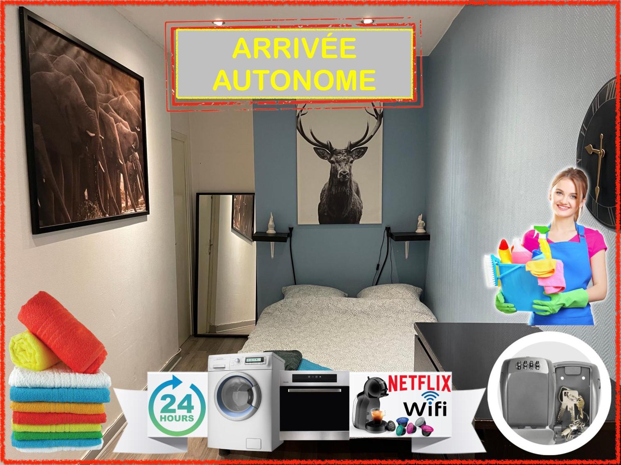 サン・テティエンヌ010 Chic & Cosy F1 29M2 Hypercentre Wifi Smart Tv Netflixアパートメント エクステリア 写真